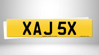 Registration XAJ 5X